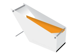 Stolní dávkovač etiket IN-OUT (80 mm)