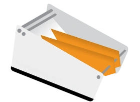 Stolní dávkovač etiket IN-OUT (120 mm)