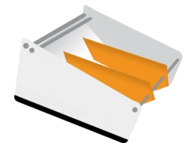 Stolní dávkovač etiket IN-OUT (180 mm)
