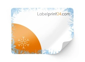 White paper, matte, permanent, freezer-safe