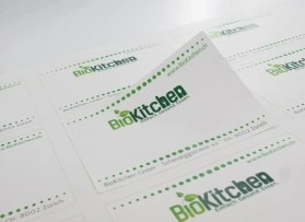 Organic address label 