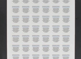 Adress labels  6 x 9 on A4 sheet