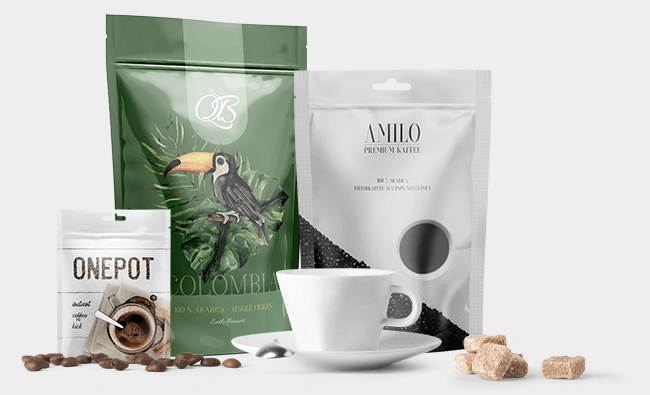 Standbodenbeutel für Kaffee