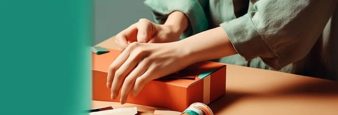 Unboxing eines Pakets