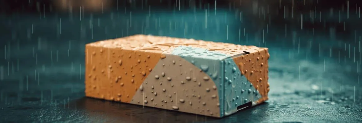 Waterproof corrugated board