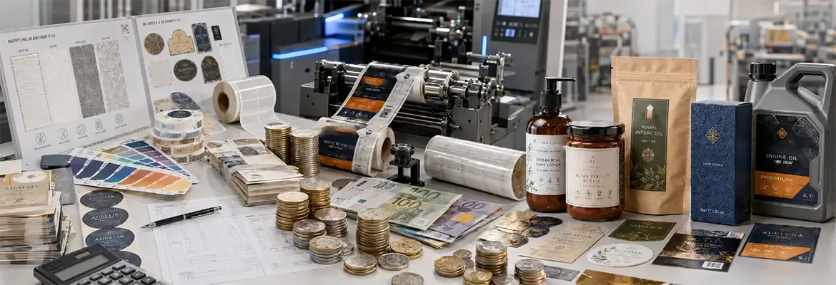 Cost Factors in Custom Label Production