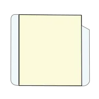 Etykiety Booklet z wyciętym uchwytem do otwierania