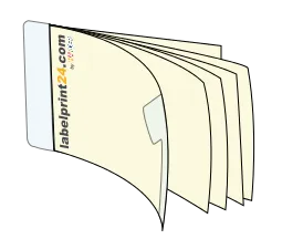 Etykieta Booklet z etykietą bazową zadrukowaną bądz bez nadruku.
np. z kodami numerycznymi do konkursów itp.