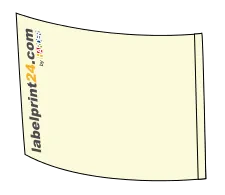 Etykieta Booklet, klejona, z podwójną perforacją