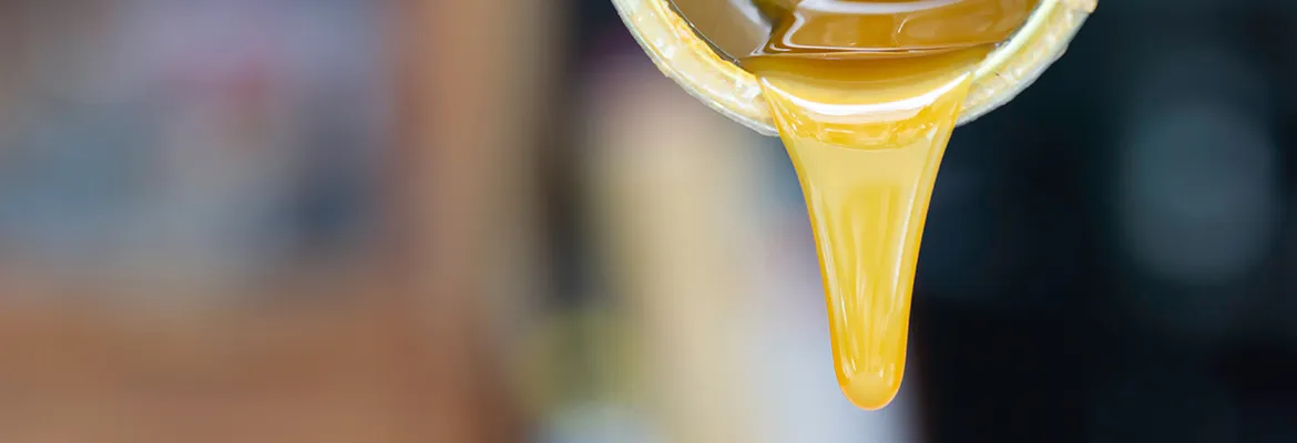 casein mixed glue dripping down