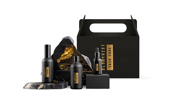 Advertised carry handle box 