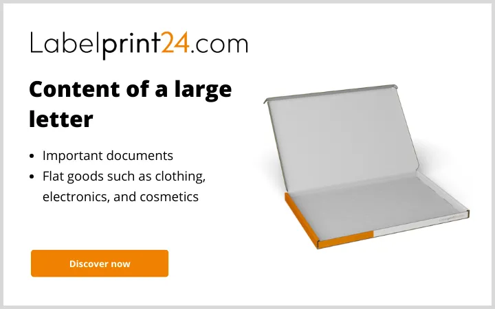 Content of a large letter