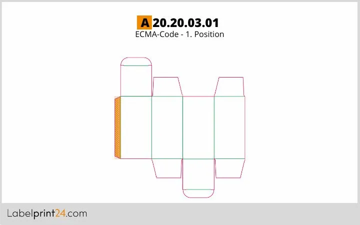 A. Rectangular folding box with a longitudinal seam seal