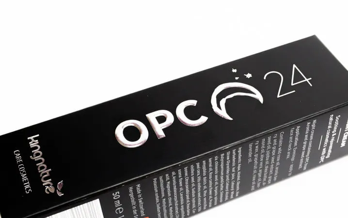 Boîte pliante avec gaufrage argenté