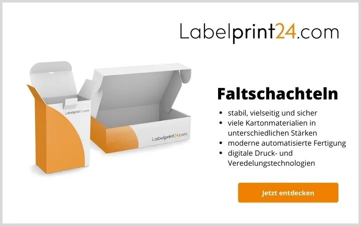 Faltschachteln Eigenschaft