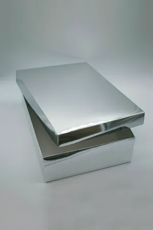 Scatole telescopiche in argento Stülpschachtel in Silber