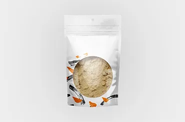 Standbodenbeutel mit Muster