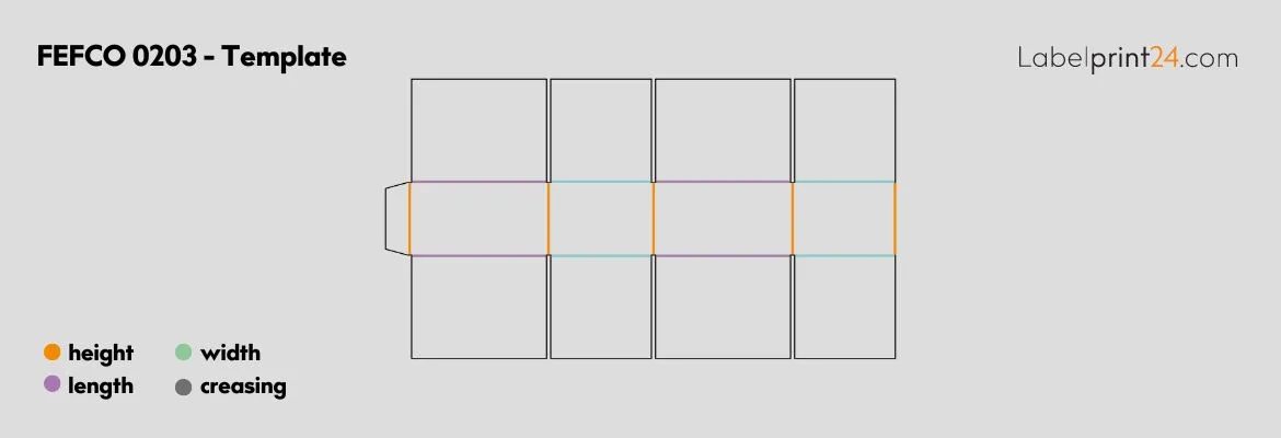FEFCO 0203 - Template
