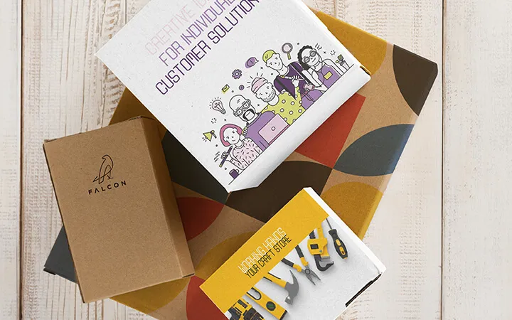 Automatikbodenkartons in verschiedenen Variationen