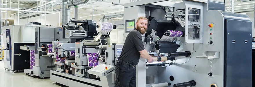 Macchina per la stampa di etichette