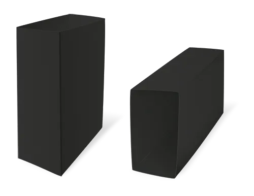 Black cardboard sleeve