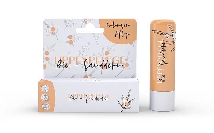 Aufhängeschachtel für Lippenpflege Aufhängeschachtel für Lippenpflege