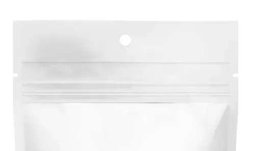 Aufreisslasche mit Lochaufhängung