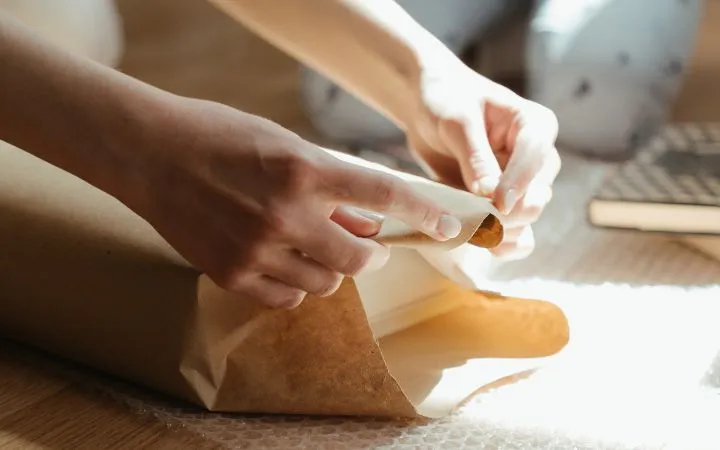 Verpackungspapier Short descriptive text