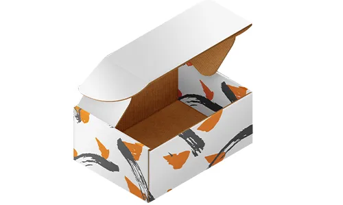 Krabice se sklopným víkem