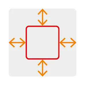 Anschnittrand / Überfüllung
