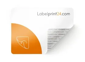 Labels with reverse-side printing