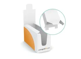 Counter display with snap lock base