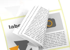 Booklet Etiketten, Mehrlagige Etiketten
