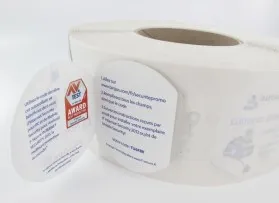 Multi page label als booklet