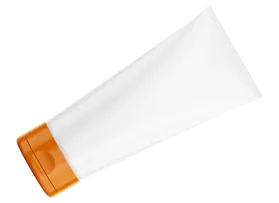 Laminé blanc, vierge - 50 mm - bouchon flip top