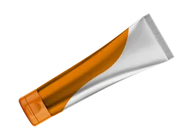 Laminat metallic, bedruckt - 35 mm - Prellverschluss