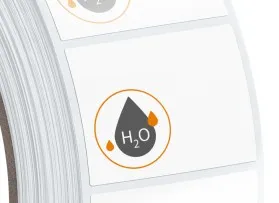Blank labels for inkjet printing