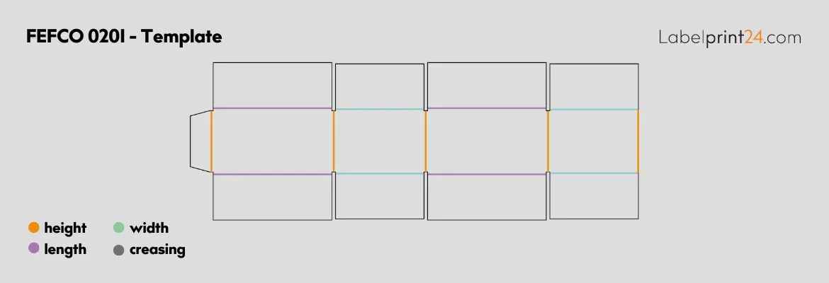 FEFCO 0201 Template
