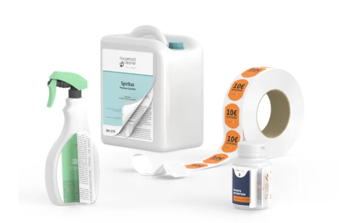 Booklet labels für unterschiedliche Produkte Booklet labels für unterschiedliche Produkte