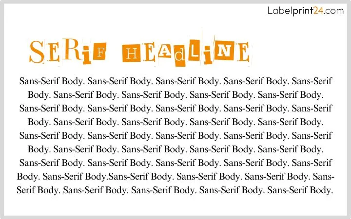 expiremental and serif 