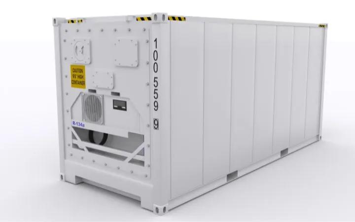 Belüfteter Container