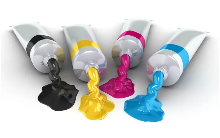 CMYK colours in tubes