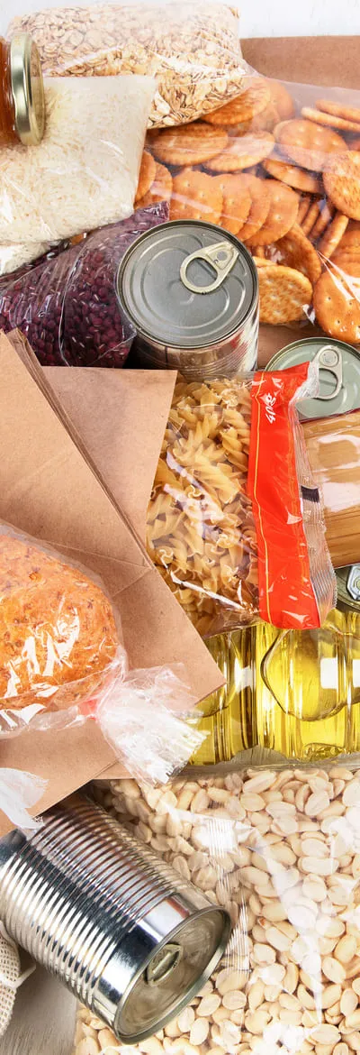 Lebensmittelverpackungen banner