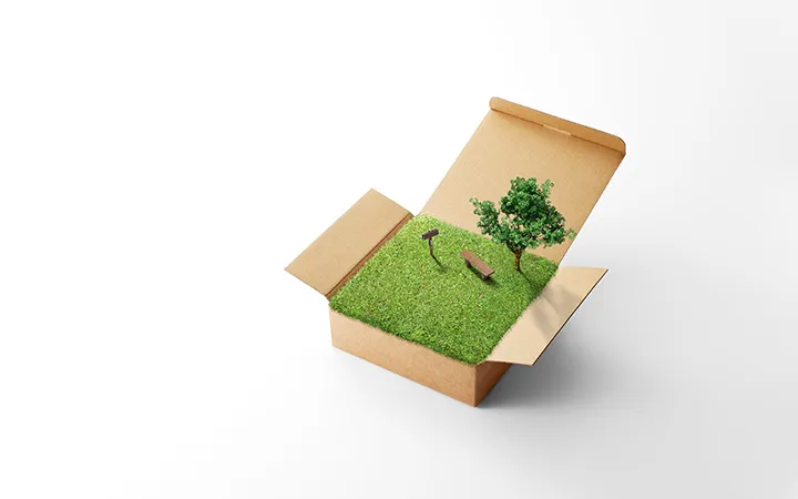 Biologisch abbaubare Verpackung Biologisch abbaubare Verpackung