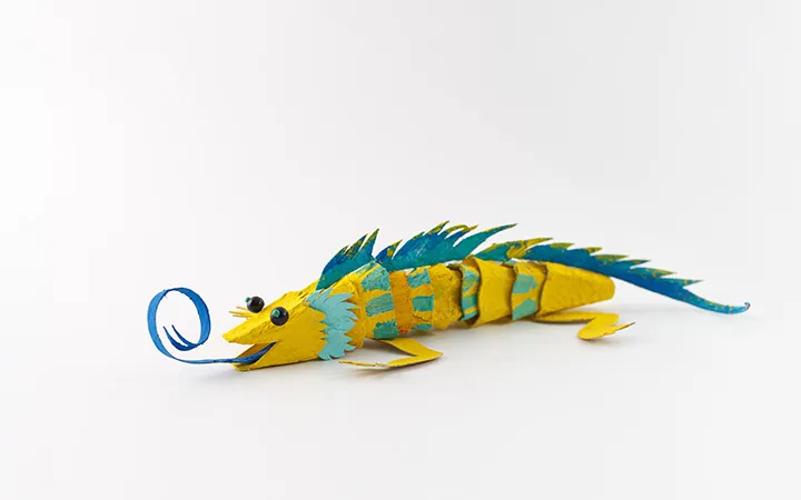 Steckfigur aus Wellpappe Steckfigur aus Wellpappe