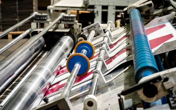 Flexodruck von Wellpappe  Flexodruck von Wellpappe