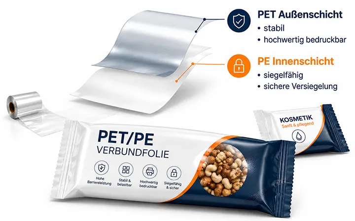 Flowpack PET/ PE Flowpack PET/ PE