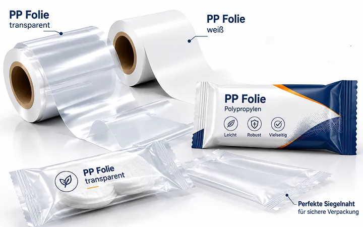 Flowpack aus PP-Folie Flowpack aus PP-Folie