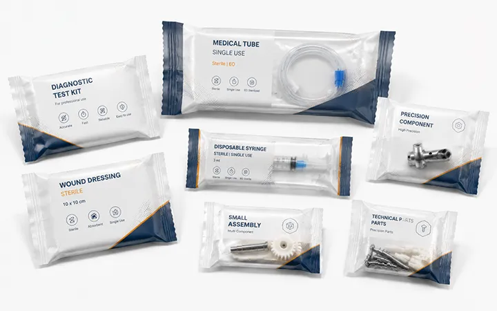 Flowpacks für die medizinische Anwendung Flowpacks für die medizinische Anwendung