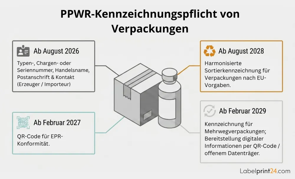 PPWR Kennzeichnungspflicht von Verpackungen